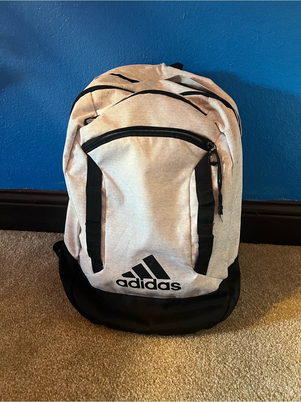 adidas Gray and Black Everyday Backpack
